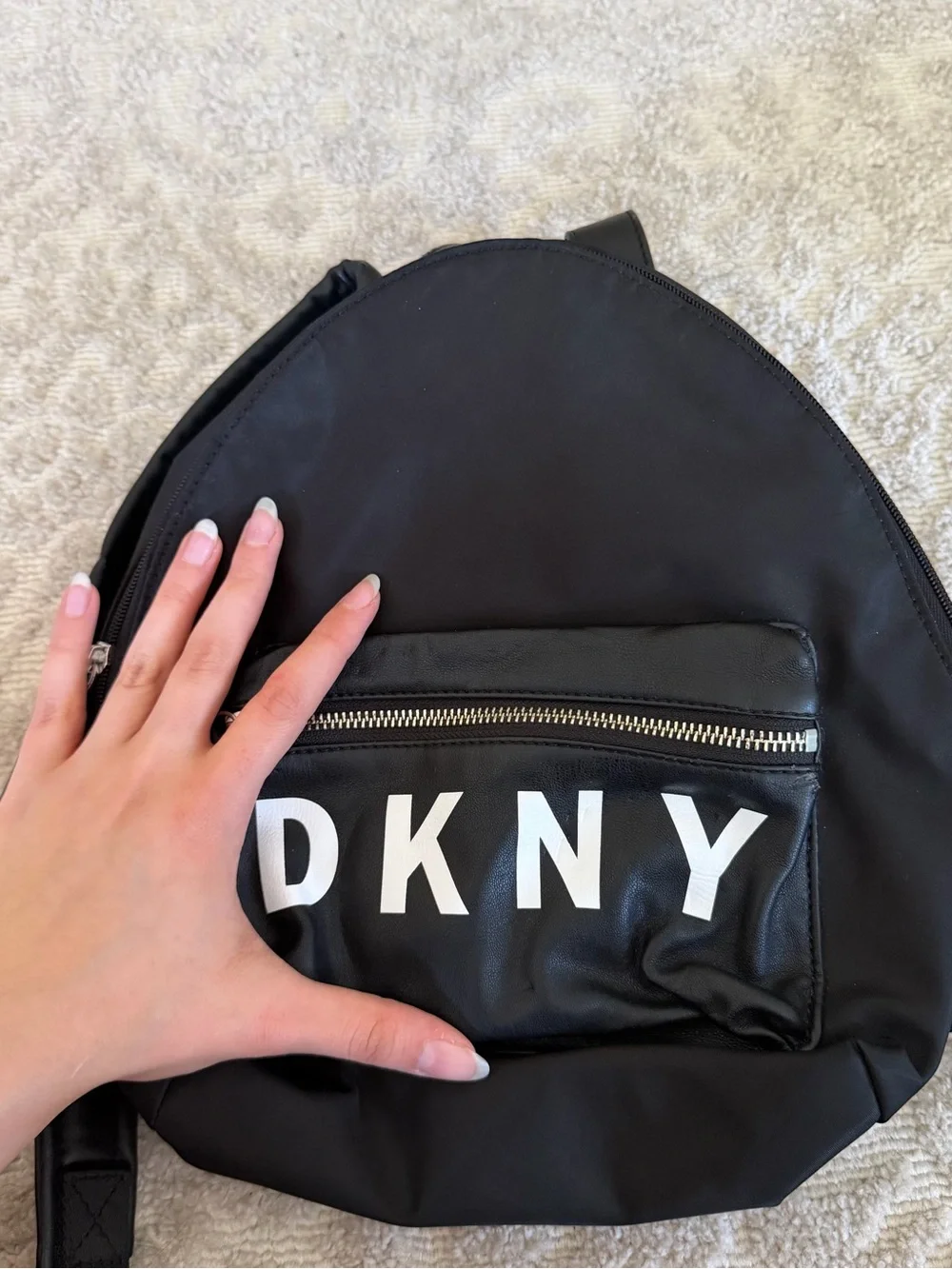 Black DKNY Small Backpack